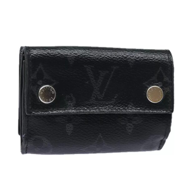 LOUIS VUITTON Monogram Eclipse Discovery Compact WalleT - Picture 1 of 16